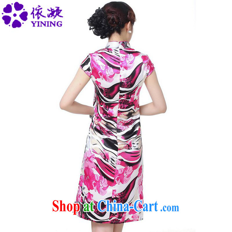 According to fuser summer new female ethnic wind improved Chinese qipao, for a tight Classic tray for cultivating short cheongsam dress LGD/D #0069 figure 2 XL, fuser, and shopping on the Internet