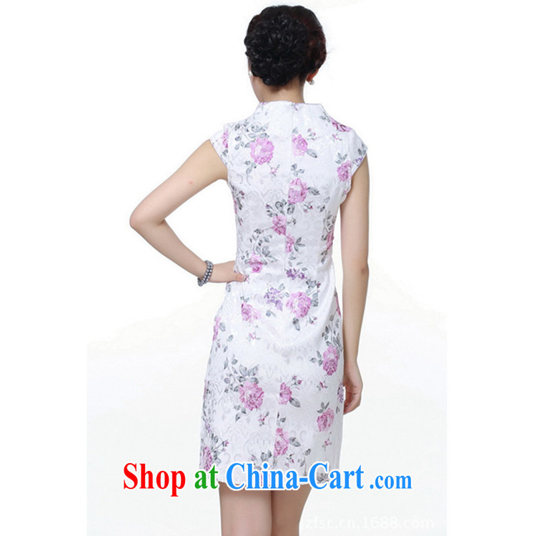 According to fuser summer new female retro ethnic wind improved Chinese qipao short cultivating short-sleeve cheongsam dress LGD/D 0106 #purple 2 XL pictures, price, brand platters! Elections are good character, the national distribution, so why buy now enjoy more preferential! Health