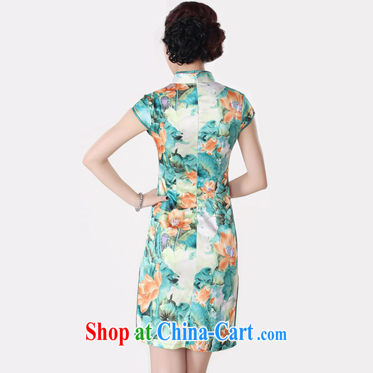 According to fuser new female retro improved Chinese qipao Classic tray snaps cultivating short cheongsam dress LGD/D 0200 # -B orange 2 XL pictures, price, brand platters! Elections are good character, the national distribution, so why buy now enjoy more preferential! Health