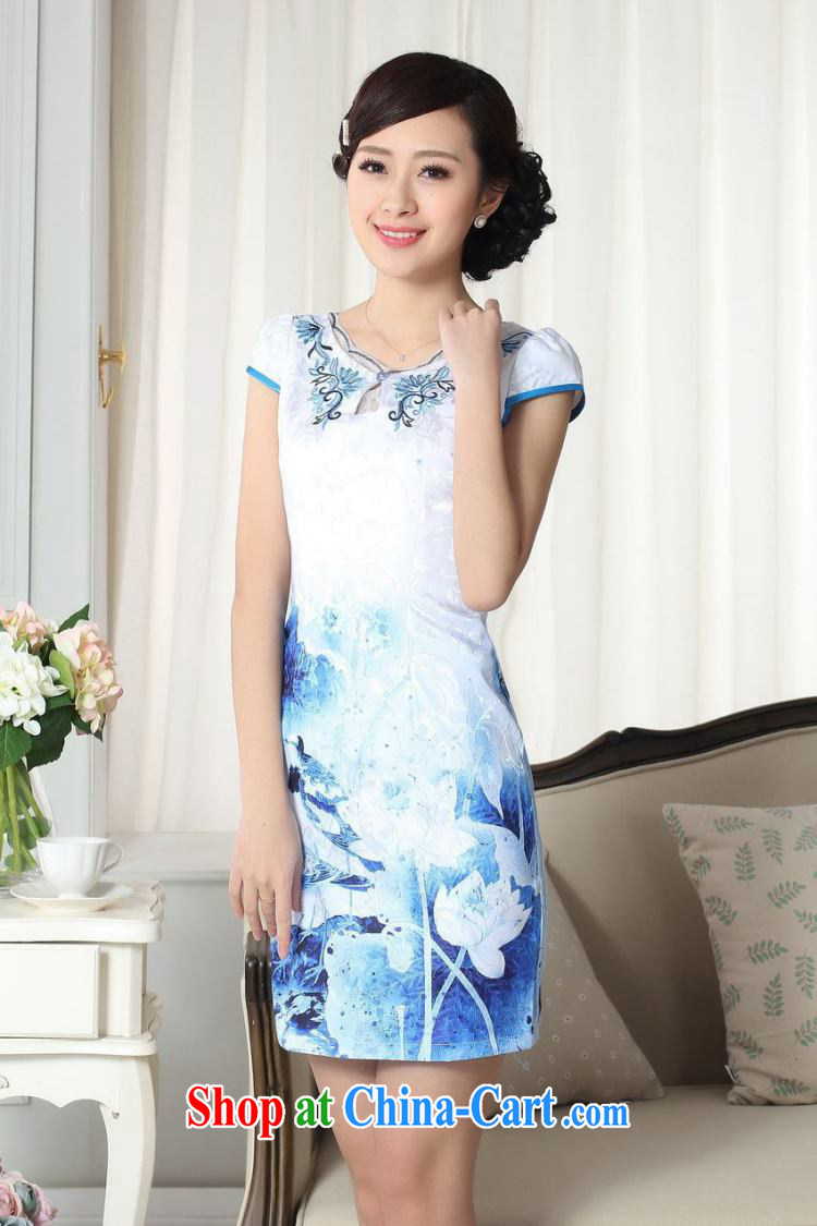 Nigeria, the Summer load female elegance new Chinese qipao improved graphics thin short cheongsam picture color XXL pictures, price, brand platters! Elections are good character, the national distribution, so why buy now enjoy more preferential! Health
