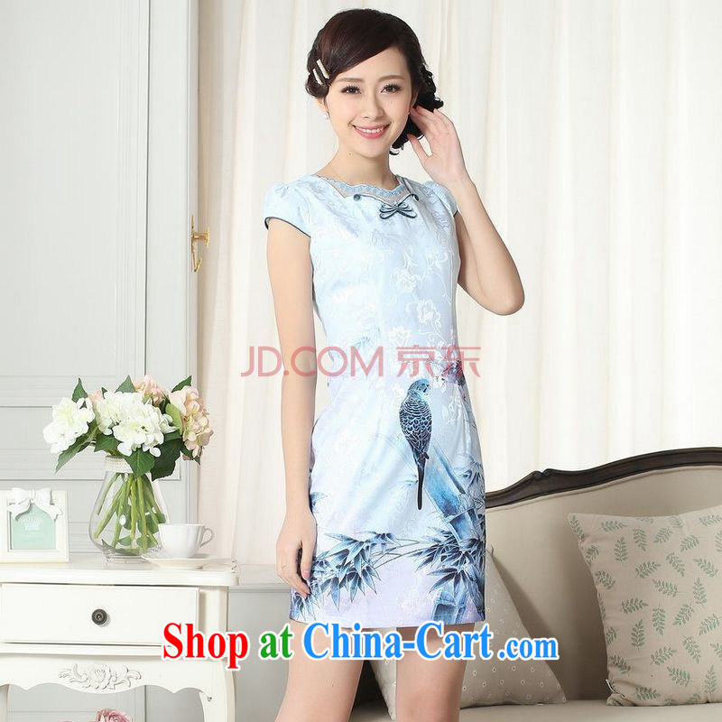 Nigeria, the female new lady stylish elegance Sau San Tong replace dresses skirts new, improved cheongsam dress picture color XXL, Nigeria, and, shopping on the Internet
