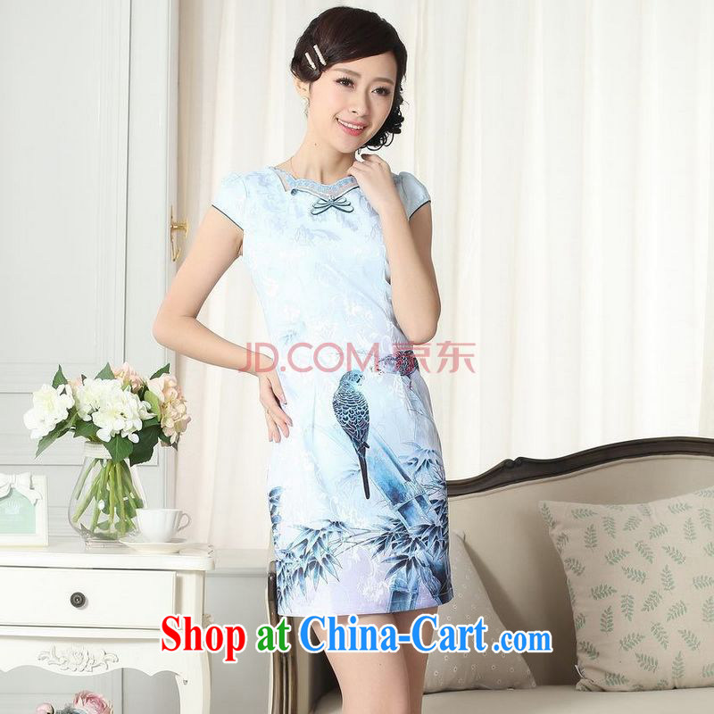 Nigeria, the female new lady stylish elegance Sau San Tong replace dresses skirts new, improved cheongsam dress picture color XXL, Nigeria, and, shopping on the Internet