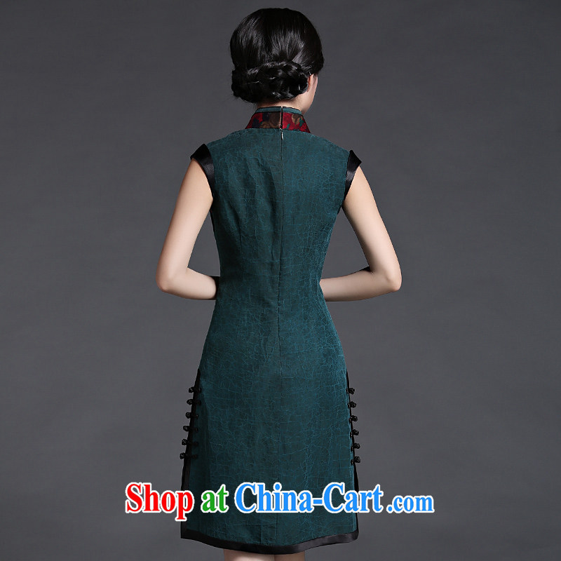 China classic Chinese Antique silk fragrant cloud dresses cheongsam dress summer improved fashion style everyday, fancy S, China Classic (HUAZUJINGDIAN), online shopping