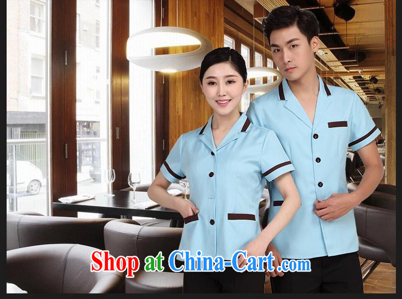 Black butterfly housekeeping service short-sleeved T-shirt cleaning the clothing summer hotel room cleaning clothing property housekeeping uniforms m yellow (female) XL pictures, price, brand platters! Elections are good character, the national distribution, so why buy now enjoy more preferential! Health