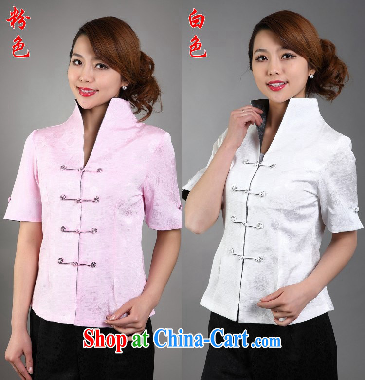 Summer 2015 Women's clothes clothing hotel restaurant clothing short-sleeve tea, clothing Chinese Pink XL pictures, price, brand platters! Elections are good character, the national distribution, so why buy now enjoy more preferential! Health
