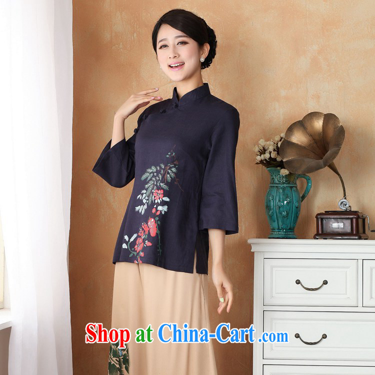 According to fuser summer new female Chinese improved Han-Chinese qipao hand-painted beauty 7 cuff the Lao Chinese T-shirt WNS/2395 # 2 #2 XL pictures, price, brand platters! Elections are good character, the national distribution, so why buy now enjoy more preferential! Health