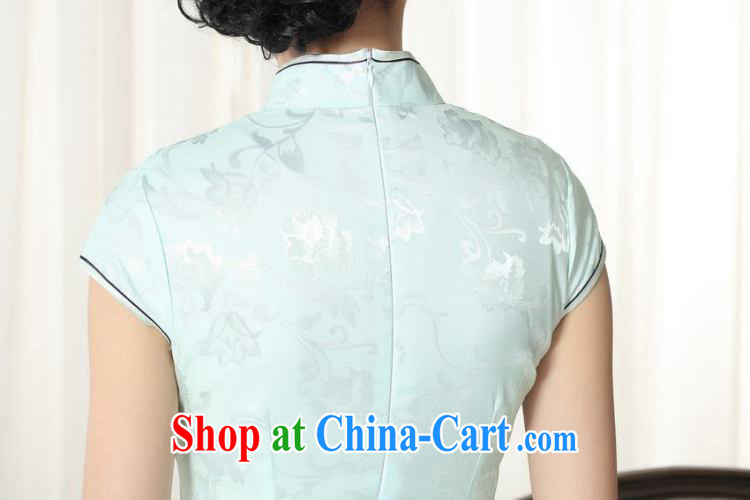 Floor is floor lady stylish jacquard cotton cultivating short cheongsam dress new Chinese qipao gown picture color M pictures, price, brand platters! Elections are good character, the national distribution, so why buy now enjoy more preferential! Health