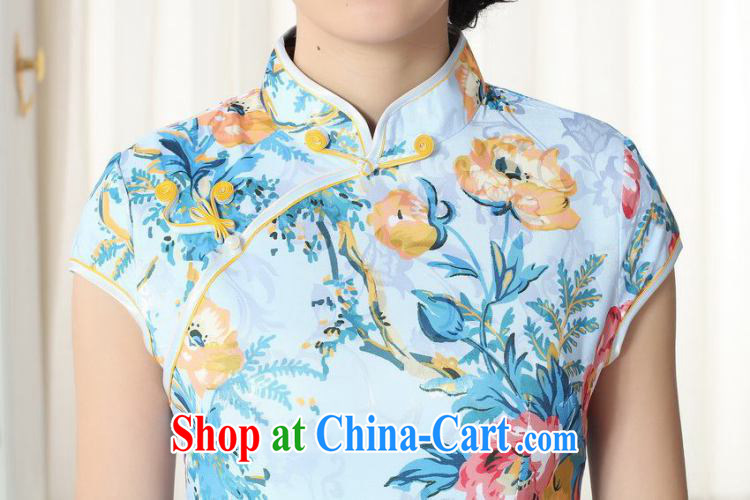 Yet, Ms. building new jacquard cotton daily Chinese qipao cultivating short cheongsam picture color 2 XL pictures, price, brand platters! Elections are good character, the national distribution, so why buy now enjoy more preferential! Health