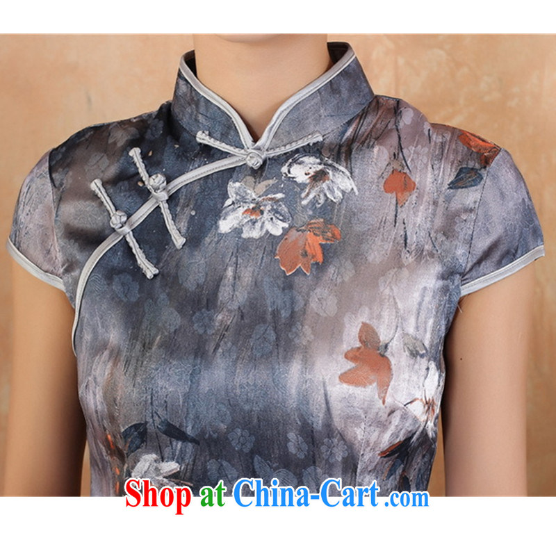 According to fuser stylish new ladies retro improved Chinese qipao, for a tight short-sleeved cultivating short Chinese qipao dress WNS/2329 # 1 #2 XL, fuser, and shopping on the Internet