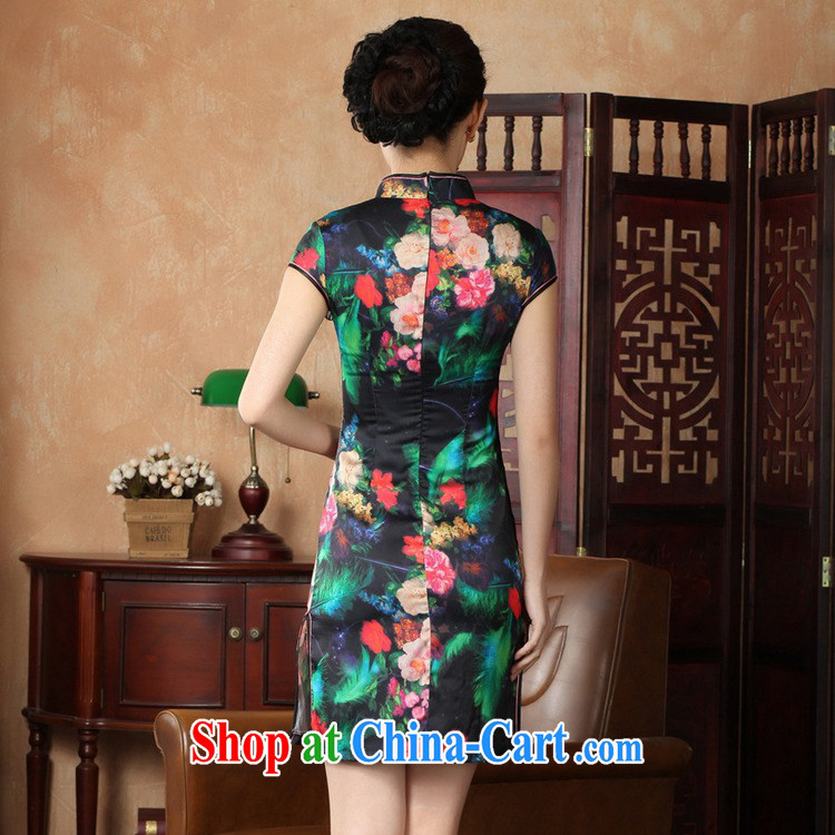 According to fuser summer new, female retro improved Tang load, served up for a hard disc for cultivating short Chinese qipao dress LGD/D 0231 # -A green feather 2XL pictures, price, brand platters! Elections are good character, the national distribution, so why buy now enjoy more preferential! Health