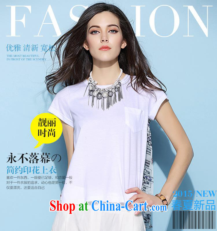 hamilton European site women 2015 new summer female T-shirt silk stitched cotton T pension 6722 white L pictures, price, brand platters! Elections are good character, the national distribution, so why buy now enjoy more preferential! Health