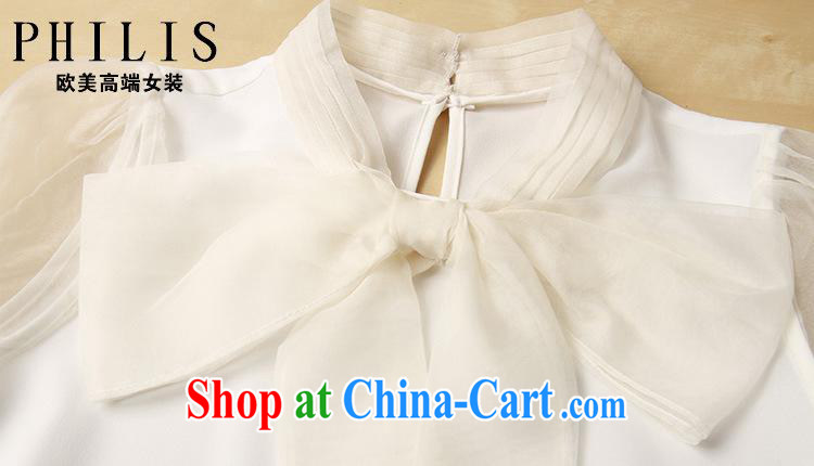 hamilton 2015 summer new European site female bow-tie lantern sleeves shirt T female T-shirt 6716 black L pictures, price, brand platters! Elections are good character, the national distribution, so why buy now enjoy more preferential! Health