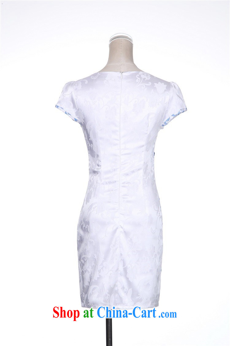 Constitution, a 2015 new summer skirt dresses daily improved stylish short, stamp pack and lady beauty larger dresses 6128 white XXXL pictures, price, brand platters! Elections are good character, the national distribution, so why buy now enjoy more preferential! Health