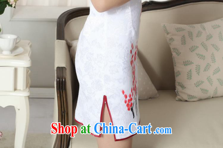 Building is building new summer, dresses women's clothing stylish elegance Chinese qipao hand painted dresses D 0092 2 XL pictures, price, brand platters! Elections are good character, the national distribution, so why buy now enjoy more preferential! Health