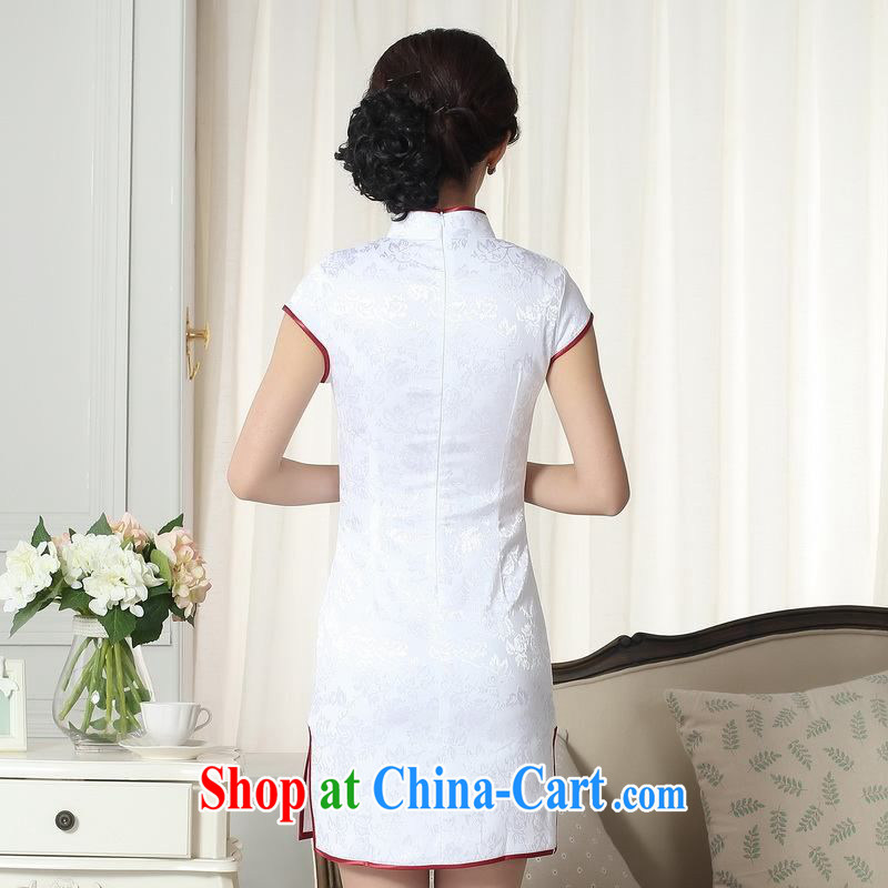 Floor is still building new summer, dresses women's clothing stylish and elegant style Chinese qipao hand-painted robes D 0092 2 XL, property is still property, shopping on the Internet