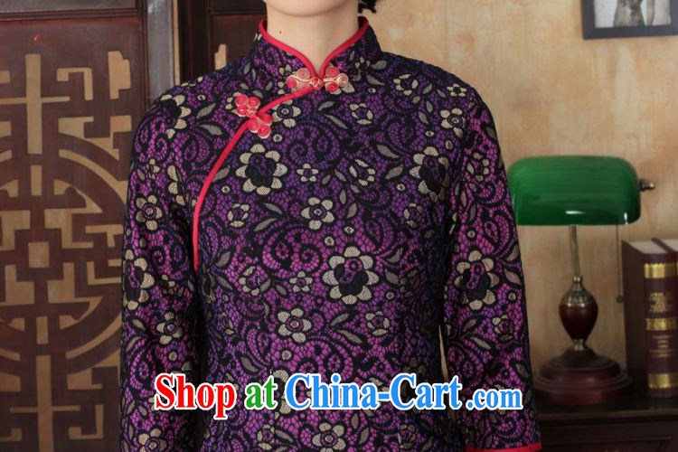 Floor is still building new summer, Chinese cheongsam dress lace beauty cheongsam dress stylish improvements in antique dresses cuff picture color 2 XL pictures, price, brand platters! Elections are good character, the national distribution, so why buy now enjoy more preferential! Health