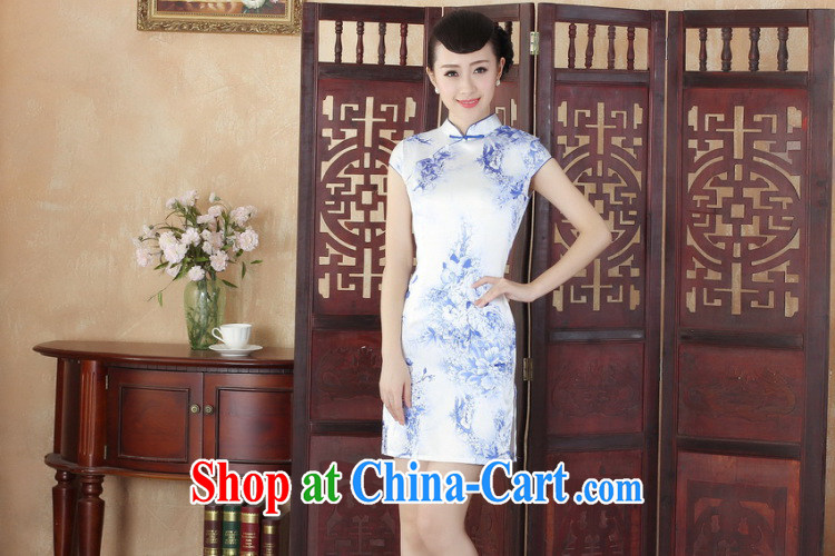 Property is property, summer, new dresses Ethnic Wind antique Chinese qipao is a hard stamp short cheongsam picture color 2 XL pictures, price, brand platters! Elections are good character, the national distribution, so why buy now enjoy more preferential! Health