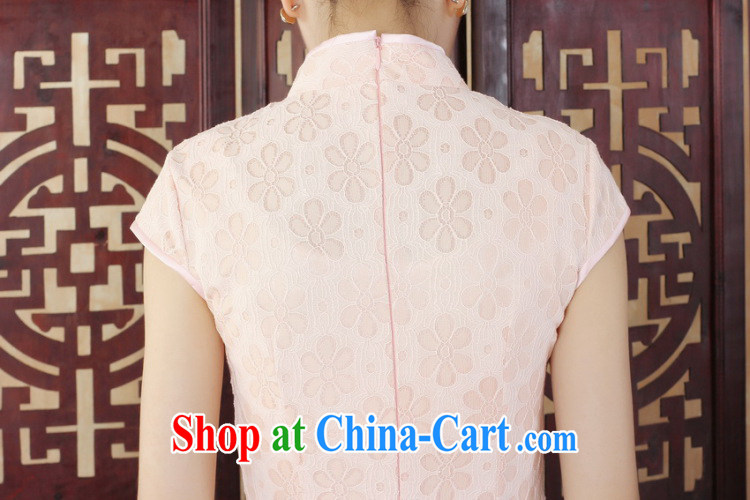 Floor is floor Lady Jane, stylish improved cultivation lace short cheongsam dress new Chinese qipao gown 0255 D M pictures, price, brand platters! Elections are good character, the national distribution, so why buy now enjoy more preferential! Health