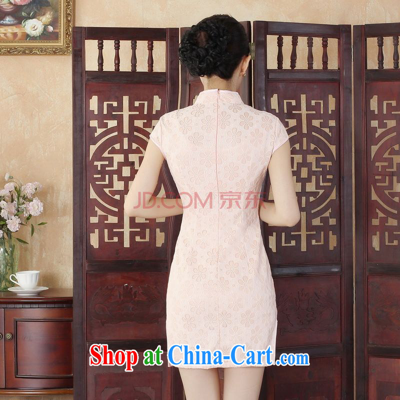 For Pont Sondé Diana Lady Jane, stylish and refined beauty lace short cheongsam dress new Chinese qipao gown D 0255 - B XXL, Pont Sondé health Diane, shopping on the Internet