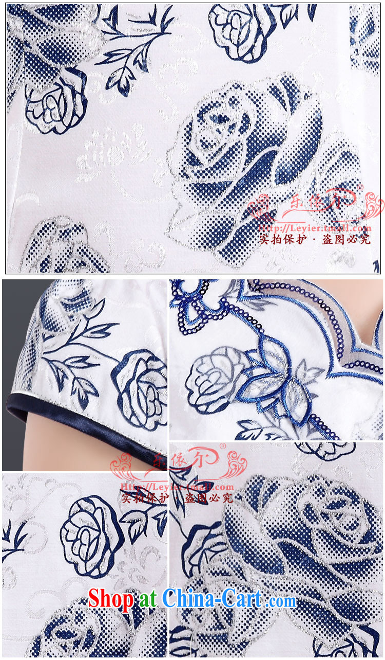 And, according to Cheong Wa Dae take Mrs girl cheongsam dress improved stylish embroidered daily sexy cheongsam Chinese Antique female LYE 7012 Blue on white flower XXL pictures, price, brand platters! Elections are good character, the national distribution, so why buy now enjoy more preferential! Health