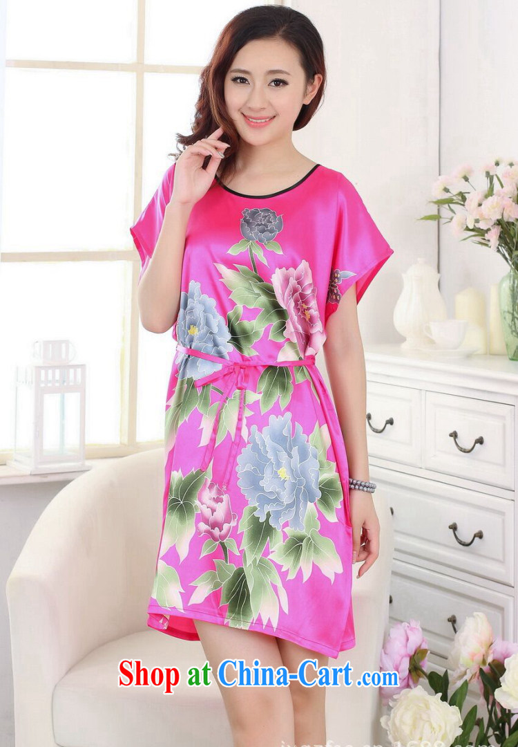 Dan smoke female summer, new Chinese qipao round-collar clothes bathrobe robes hand-painted loose dresses pajamas - D Green are code pictures, price, brand platters! Elections are good character, the national distribution, so why buy now enjoy more preferential! Health