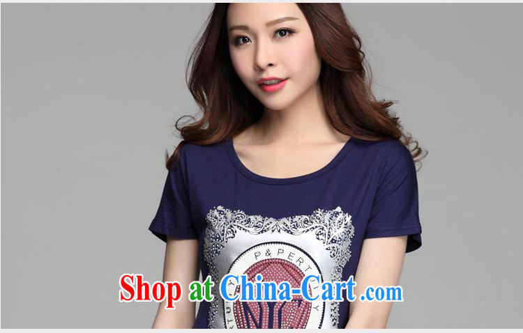 Ya-ting store 2015 summer new Korean girls short sleeved shirt T stylish loose the code stamp T shirts solid shirt female white 3 XL pictures, price, brand platters! Elections are good character, the national distribution, so why buy now enjoy more preferential! Health