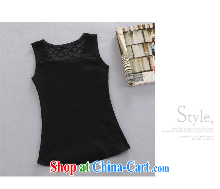 Ya-ting store 2015 summer new lace solid vest female Korean version graphics thin large code cultivating straps solid shirt black XXL pictures, price, brand platters! Elections are good character, the national distribution, so why buy now enjoy more preferential! Health