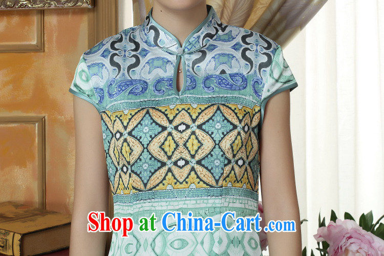 Dan smoke summer dresses Chinese New female Chinese improved retro, for national wind elegant banquet long cheongsam dress such as the color 2 XL pictures, price, brand platters! Elections are good character, the national distribution, so why buy now enjoy more preferential! Health