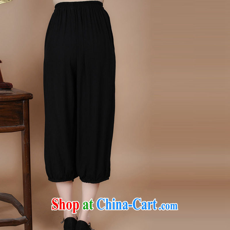 2015 summer new cotton embroidered loose the Code, older women with short pants, selling more than 061 selected XXXL pants, Feng's Ling (fengzhiling), shopping on the Internet
