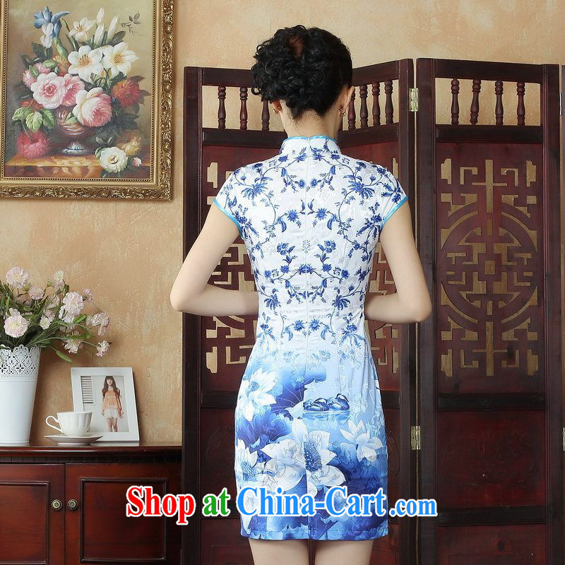 Property is still property, Chinese cheongsam dress improved cultivating antique Chinese cheongsam dress picture color 2 XL, property is still property, shopping on the Internet