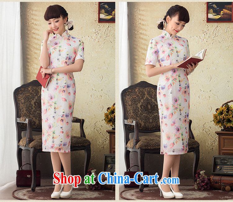 once and for all and fatally jealous butterfly Yuk Long cheongsam stamp duty improved 2015 spring and summer new daily fashion cheongsam dress retro floral S pictures, price, brand platters! Elections are good character, the national distribution, so why buy now enjoy more preferential! Health