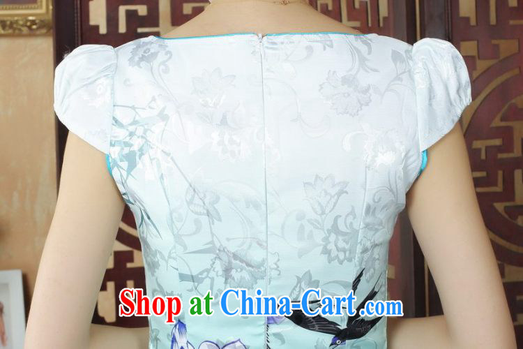 Floor is floor Lady Jane, Tang with improved qipao cheongsam dress summer elegant and stylish beauty dresses picture color 2 XL pictures, price, brand platters! Elections are good character, the national distribution, so why buy now enjoy more preferential! Health