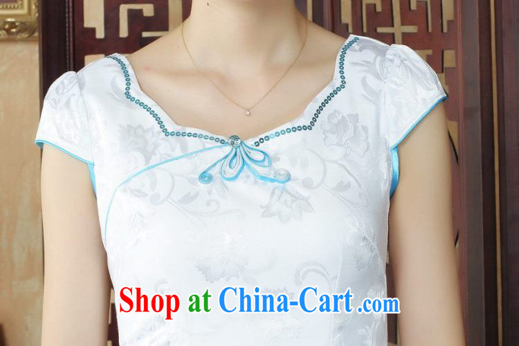 Floor is still building summer antique Chinese Chinese cheongsam dress summer improved stylish dresses dress picture color 2 XL pictures, price, brand platters! Elections are good character, the national distribution, so why buy now enjoy more preferential! Health