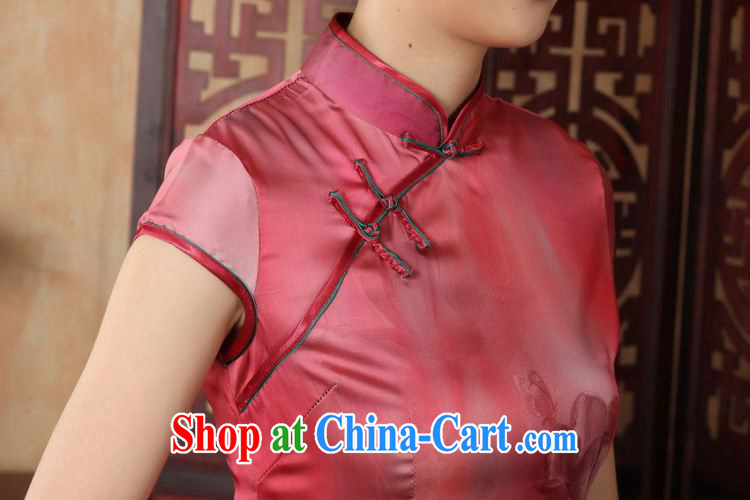 Property is still property, Ms. Tang cheongsam dress with dress improved national wind antique stamp cheongsam dress dress D 0230 2 XL pictures, price, brand platters! Elections are good character, the national distribution, so why buy now enjoy more preferential! Health