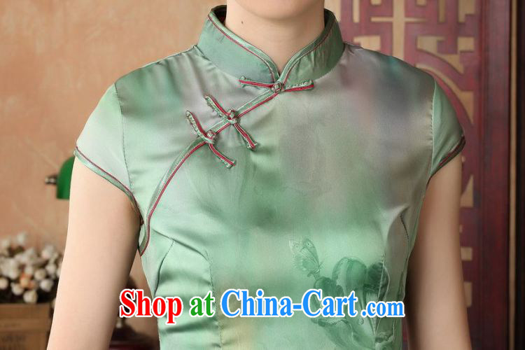 Property is still property, Ms. Tang cheongsam dress with dress improved national wind antique stamp cheongsam dress dress D 0230 2 XL pictures, price, brand platters! Elections are good character, the national distribution, so why buy now enjoy more preferential! Health