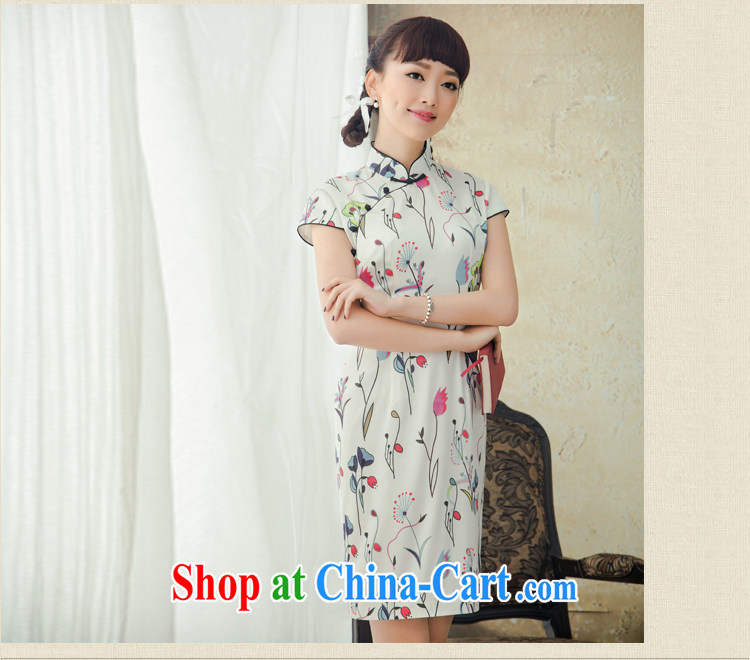 proverbial hero once and for all, Chun silk improved stylish short dresses summer 2015 new spring outfit of dress everyday white XL pictures, price, brand platters! Elections are good character, the national distribution, so why buy now enjoy more preferential! Health