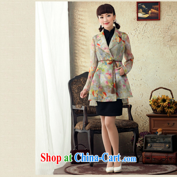 once and for all and fall fatally jealous round original Ethnic Wind stamp-yi girls spring and summer 2015 new, long, long-sleeved jacket suit XL pictures, price, brand platters! Elections are good character, the national distribution, so why buy now enjoy more preferential! Health