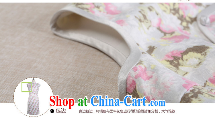 once and for all and fatally jealous chestnut flower stamp duty improved cotton cheongsam dress 2015 new stylish spring and summer retro cheongsam dress suit M pictures, price, brand platters! Elections are good character, the national distribution, so why buy now enjoy more preferential! Health