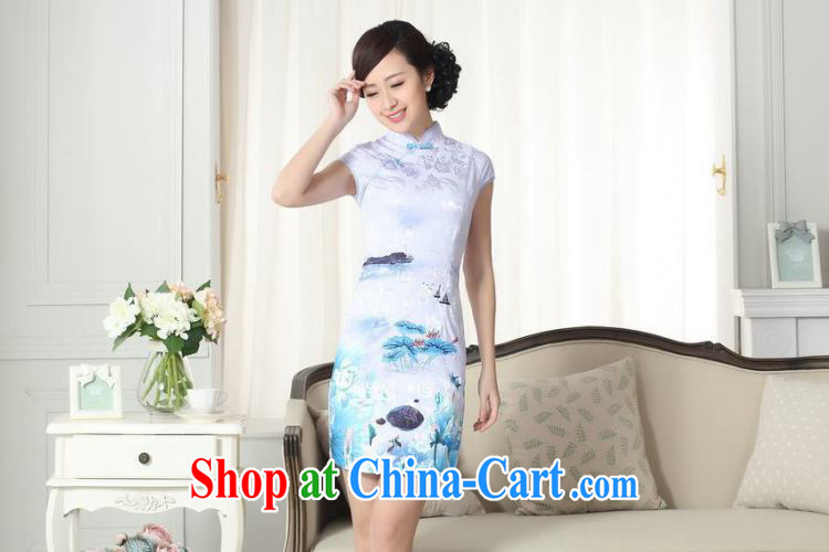 Shanghai, optimize new summer elegance Chinese qipao Chinese graphics thin short cheongsam picture color 2 XL pictures, price, brand platters! Elections are good character, the national distribution, so why buy now enjoy more preferential! Health