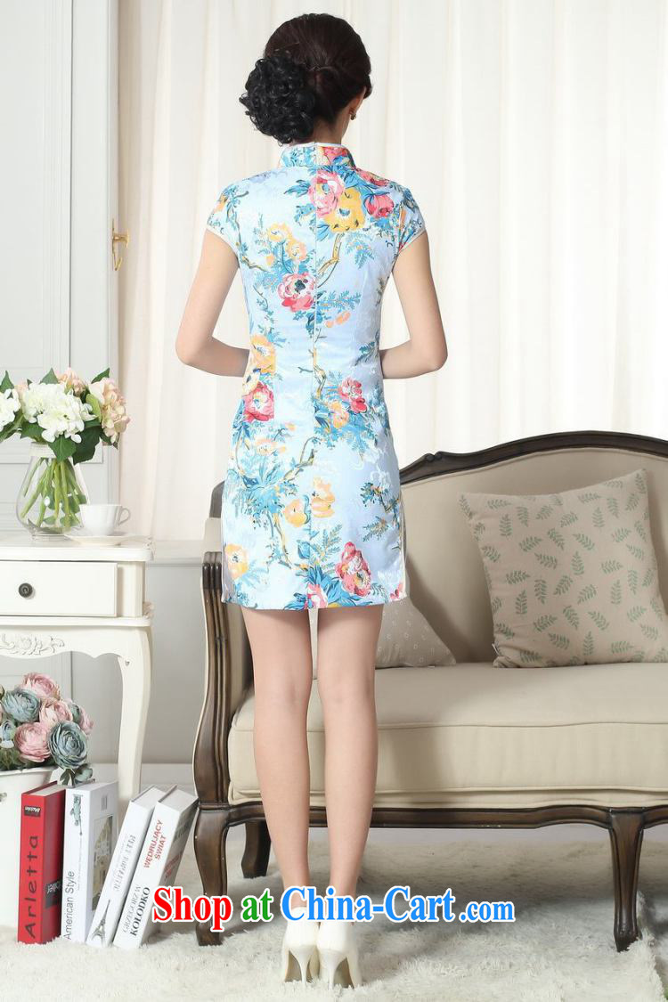 Shanghai, optimize purchase jacquard cotton daily Chinese qipao cultivating short cheongsam picture color 2 XL pictures, price, brand platters! Elections are good character, the national distribution, so why buy now enjoy more preferential! Health