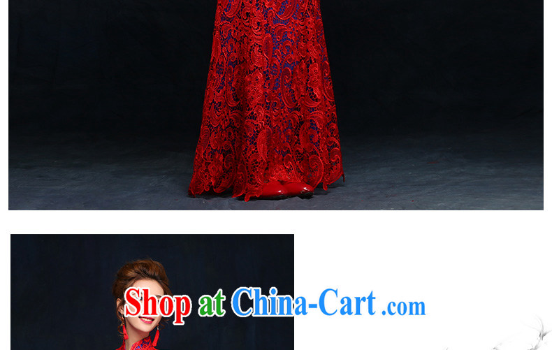 According to Lin Elizabeth spring 2015 new brides with marriage yarn dresses retro lace bows Service Improvement crowsfoot Long Red Red XL pictures, price, brand platters! Elections are good character, the national distribution, so why buy now enjoy more preferential! Health