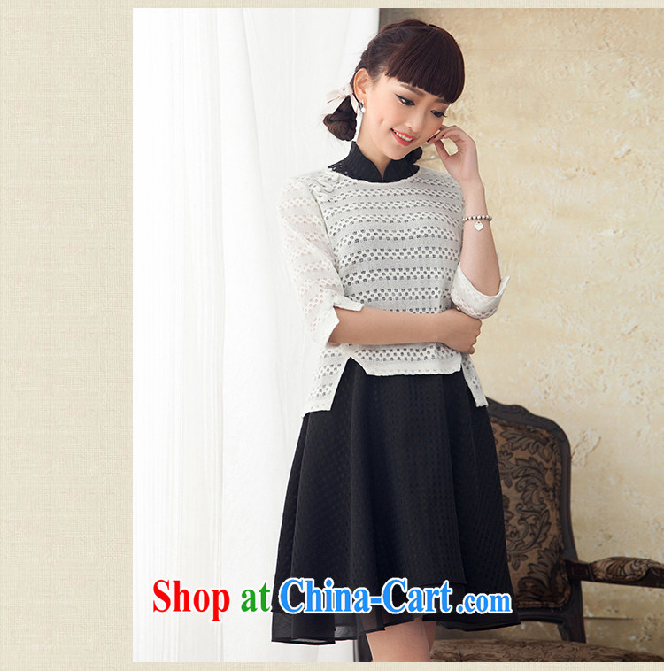 once and for all and fatally jealous Constitution Constitution dance, long-sleeved checkered, for two piece dresses Ethnic Wind 2015 new spring and summer tea white S pictures, price, brand platters! Elections are good character, the national distribution, so why buy now enjoy more preferential! Health