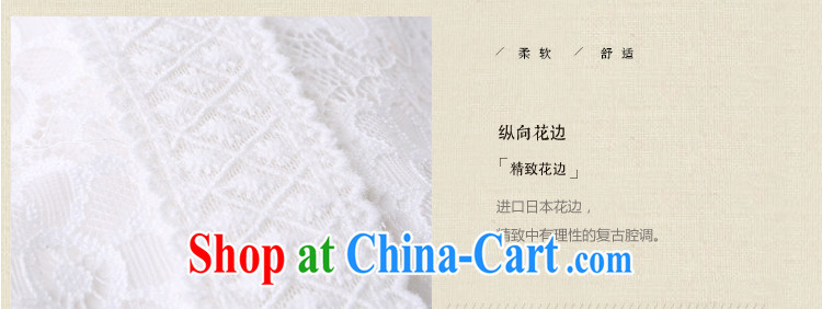 once and for all and without Wind Flower, cultivating Ethnic Wind lace white shirt girls long-sleeved 2015 new spring and summer Chinese Antique white 4 13 future library XL pictures, price, brand platters! Elections are good character, the national distribution, so why buy now enjoy more preferential! Health