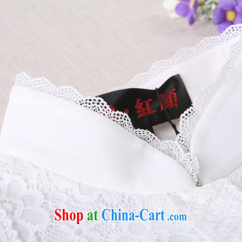 once and for all and without Wind Flower, cultivating Ethnic Wind lace white shirt girls long-sleeved 2015 new spring and summer Chinese Antique white 4 13 future library XL, fatally jealous once and for all, and, on-line shopping