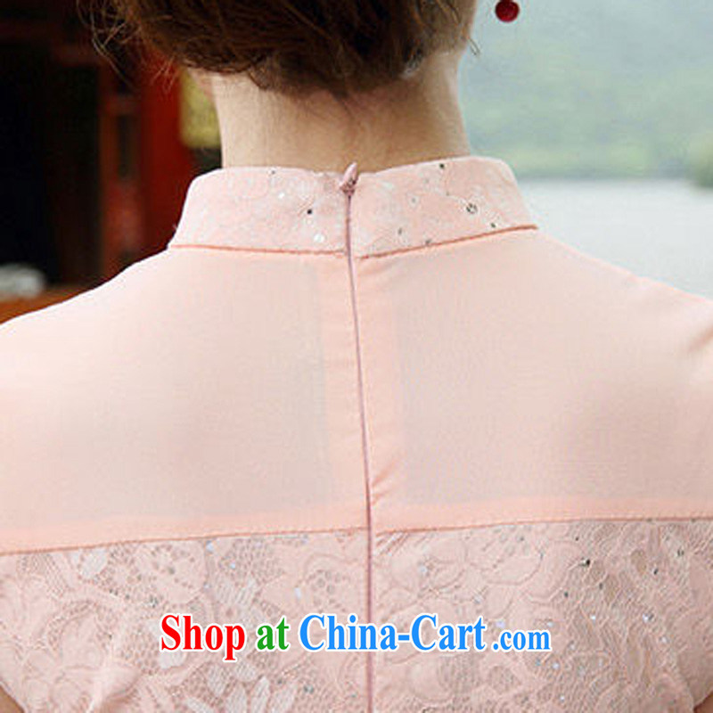 2015 New Red improved short dresses bridal dresses wedding dresses serving toast cheongsam dress 8878 L red carnations, Ms Audrey EU, and shopping on the Internet