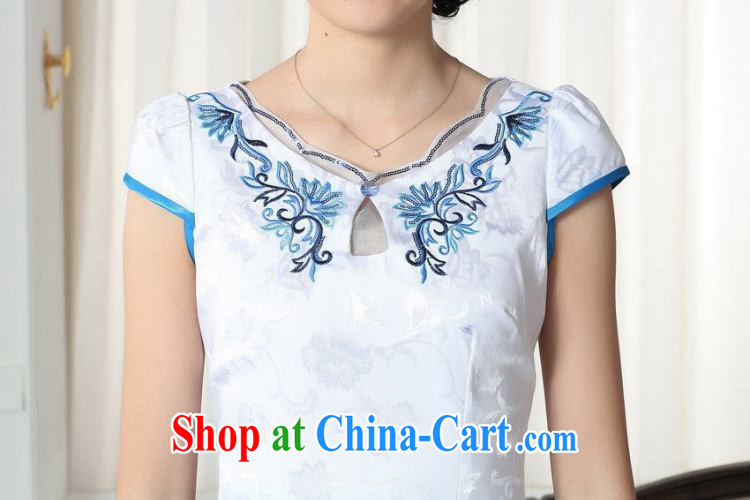 Dan smoke summer new female qipao elegance Chinese qipao improved version with graphics thin cotton short cheongsam as color 2XL pictures, price, brand platters! Elections are good character, the national distribution, so why buy now enjoy more preferential! Health
