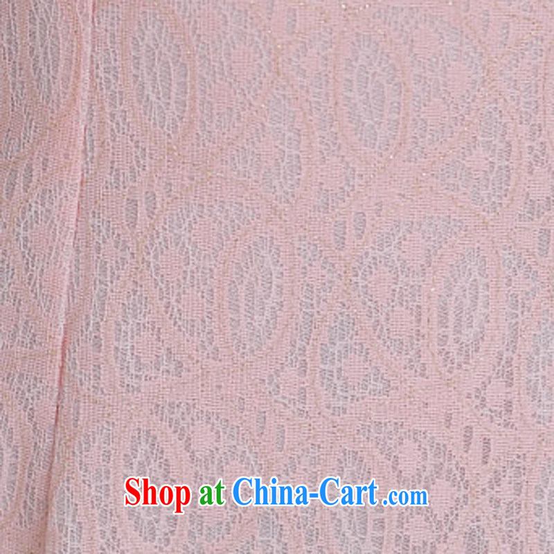 Air Shu Diane 2015 summer dresses dresses beauty graphics thin daily improved fashion cheongsam dress Chinese 23 pink XXL, aviation Shu Diane, shopping on the Internet