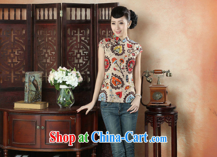 spend the summer new dresses T-shirt female Chinese improved arts cotton MA, stamp duty for Chinese, T-shirt such as the color 3 XL pictures, price, brand platters! Elections are good character, the national distribution, so why buy now enjoy more preferential! Health