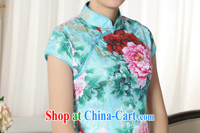 Capital city sprawl 2015 summer style and comfort Chinese qipao low the forklift truck retro short cheongsam Chinese graphics thin short cheongsam D 0279 0280 D XXL pictures, price, brand platters! Elections are good character, the national distribution, so why buy now enjoy more preferential! Health