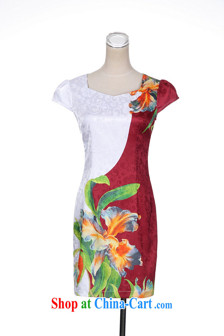 Quality of fuel, spring 2015 new Chinese Dress cheongsam dress bride toast clothing embroidered skirt the restaurant serving Chinese dresses wine red XXL pictures, price, brand platters! Elections are good character, the national distribution, so why buy now enjoy more preferential! Health